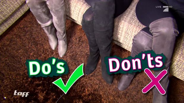 Taff Video Overknee Stiefel Dos And Don Ts Prosieben