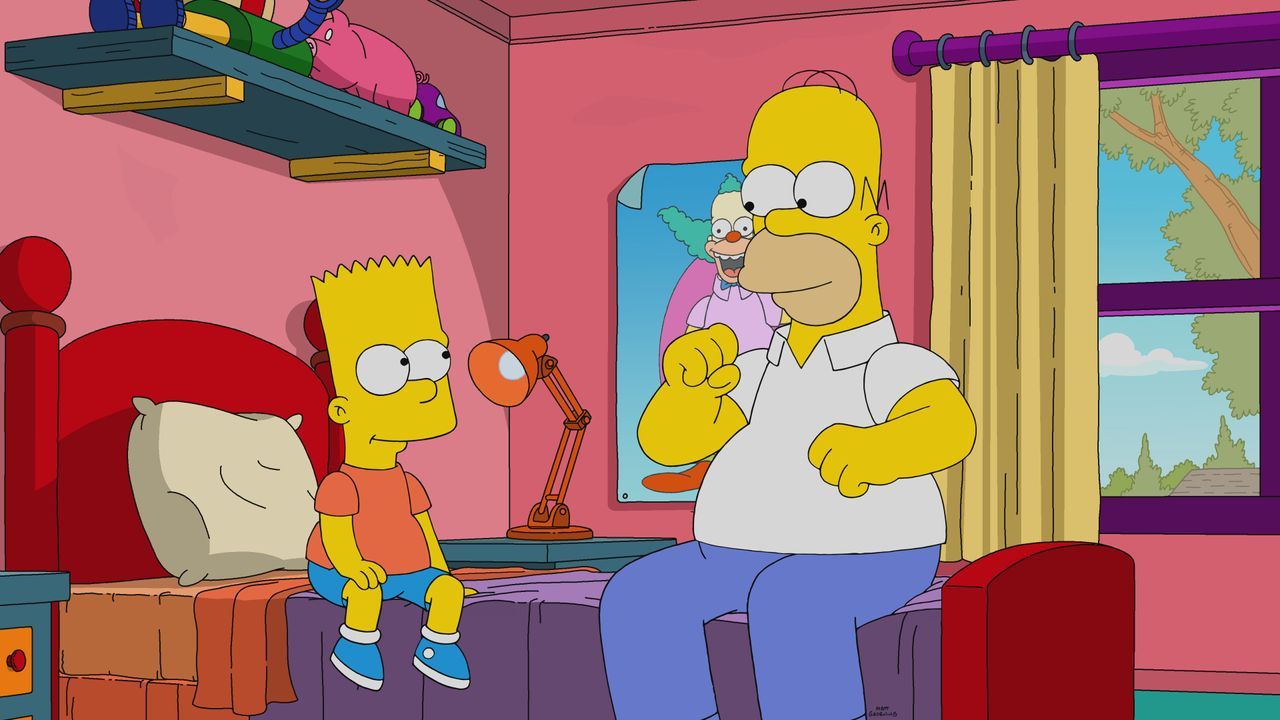 Bart (l.); Homer (r.) - Bildquelle: © 2022 by 20th Television.