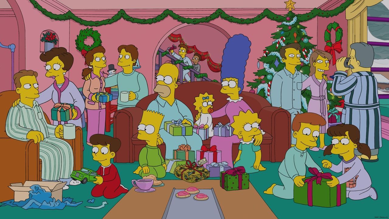 Ob es wirklich eine so gute Idee war, das Haus ausgerechnet am Weihnachtsabend mit zahlenden Übernachtungsgästen zu füllen? Die Simpsons - Bart (vor... - Bildquelle: 2013 Twentieth Century Fox Film Corporation. All rights reserved.