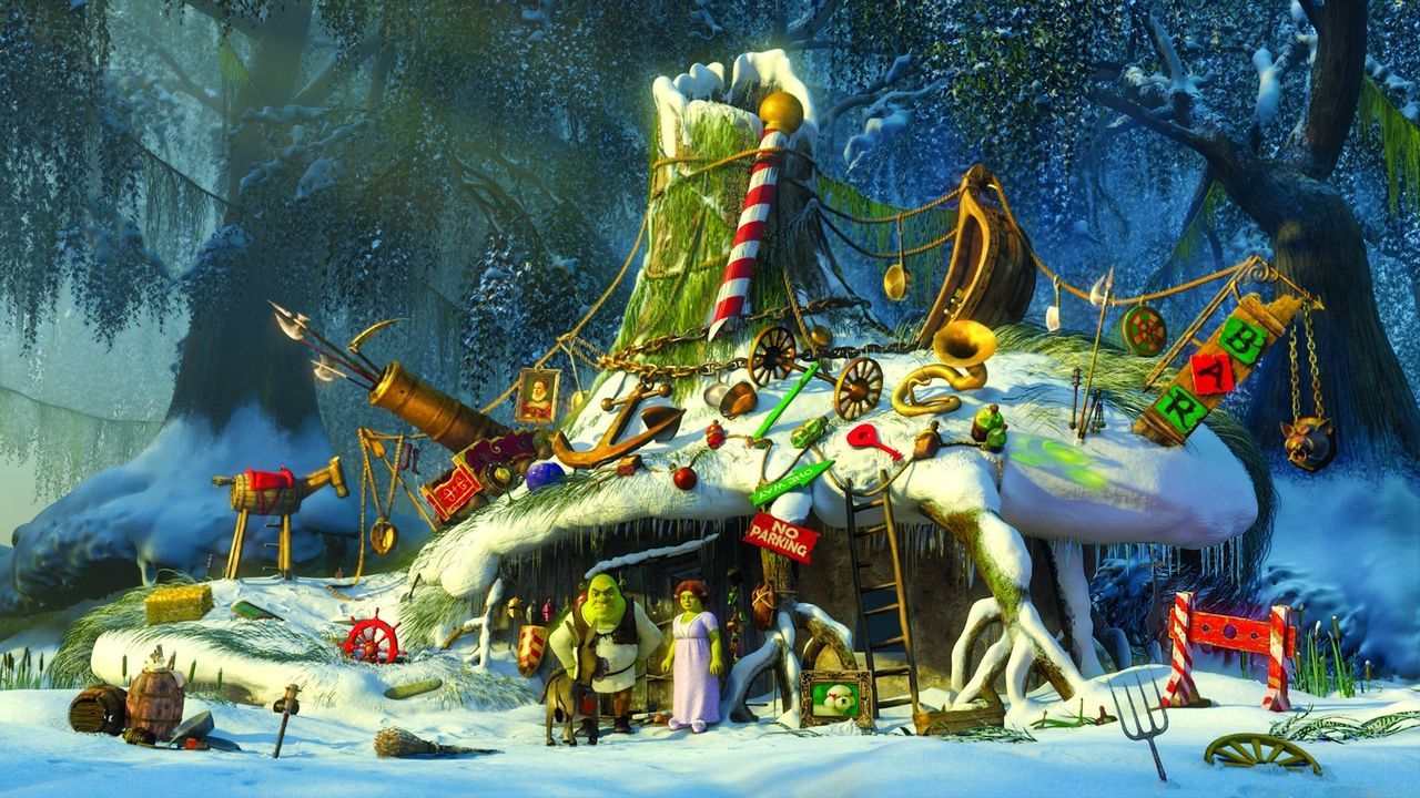 Für seine Frau und die Kinder beginnt sich der tollkühne Held Shrek in den totalen Weihnachtsstress ... - Bildquelle: 2007   DreamWorks Animation LLC. All rights reserved.