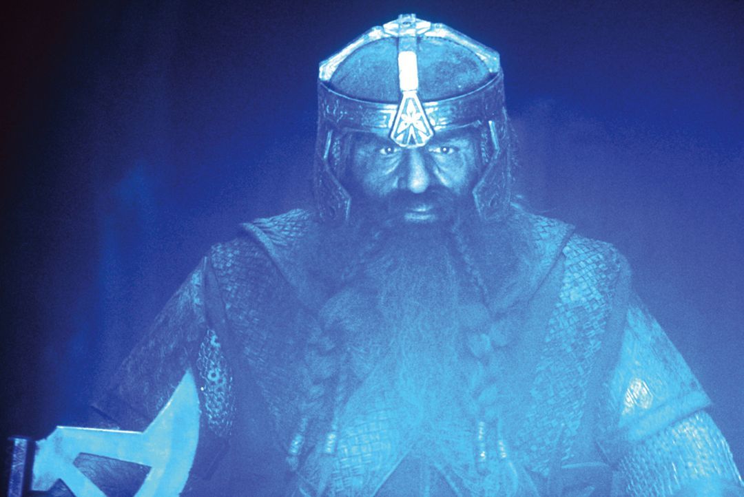 Der Zwerg Gimli (John Rhys-Davies) ist einer der neun Gefährten, die den Ring nach Mordor bringen sollen ... - Bildquelle: Warner Brothers
