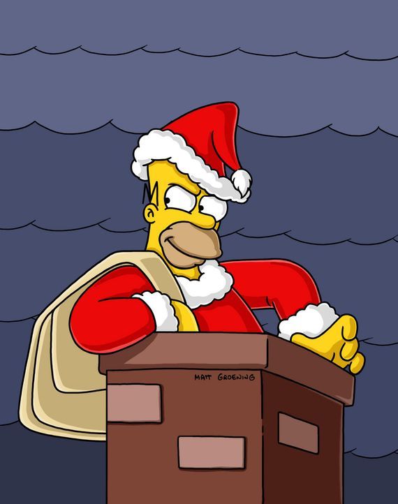 Als Homer im Fernsehen eine Weihnachtsgeschichte sieht, ist er zutiefst gerührt und beschließt, sein egoistisches Verhalten aufzugeben und ebenfal... - Bildquelle: und TM Twentieth Century Fox Film Corporation - Alle Rechte vorbehalten