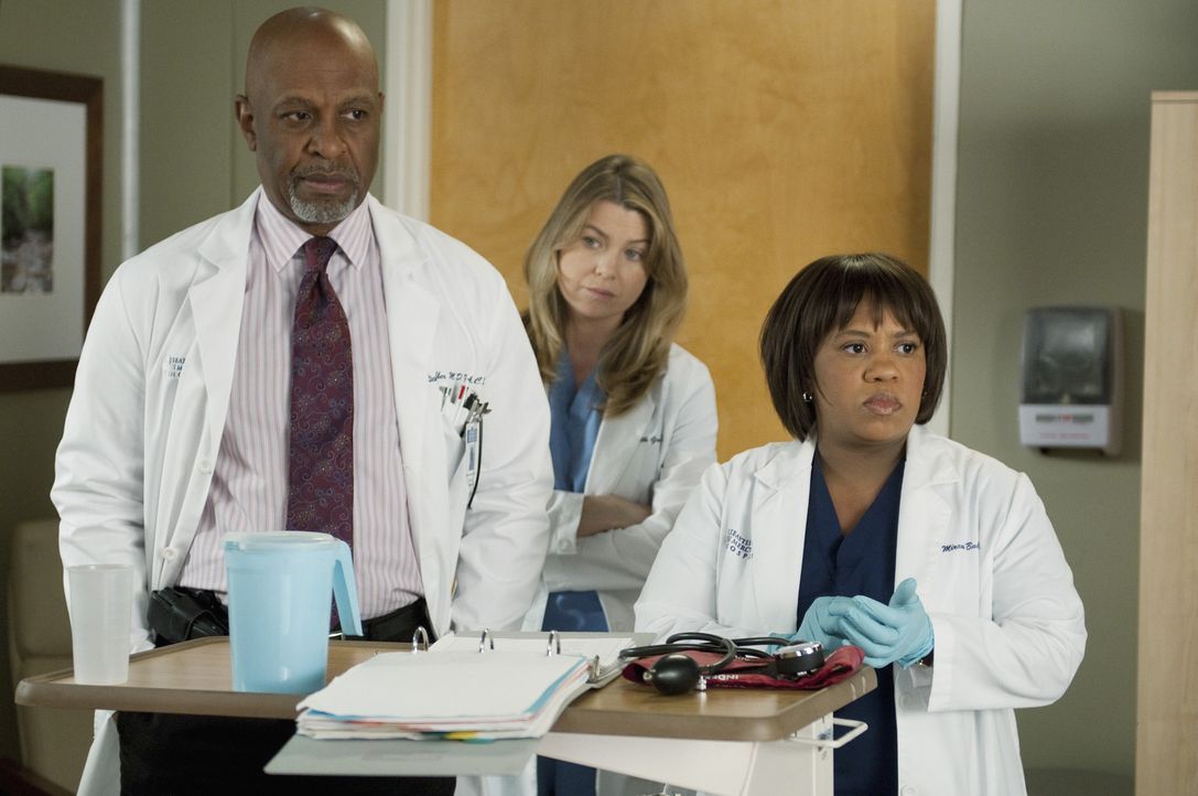 Während sich Meredith (Ellen Pompeo, M.) für ein Fachgebiet entscheiden muss, kümmern sich Webber (James Pickens, Jr., l.) und Bailey (Chandra Wi... - Bildquelle: ABC Studios