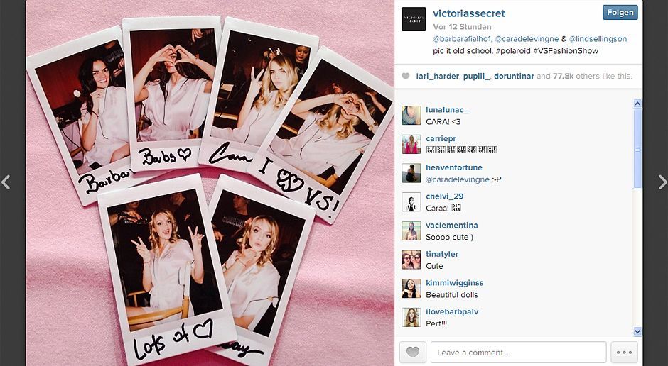 VS-Instagram-24-Instagram - Bildquelle: Instagram/Victoria's Secret