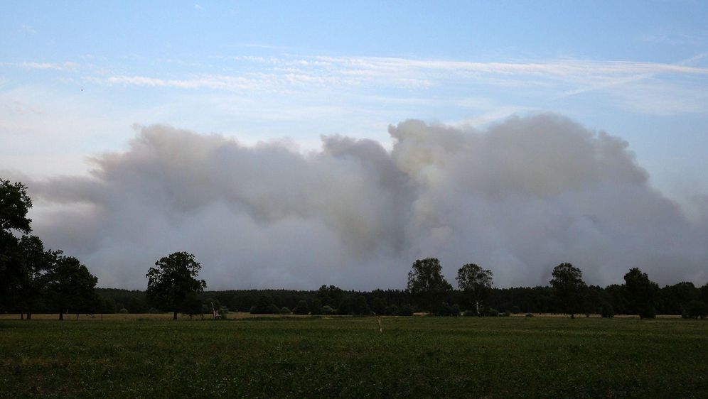 Waldbrand in Mecklenburg-Vorpommern