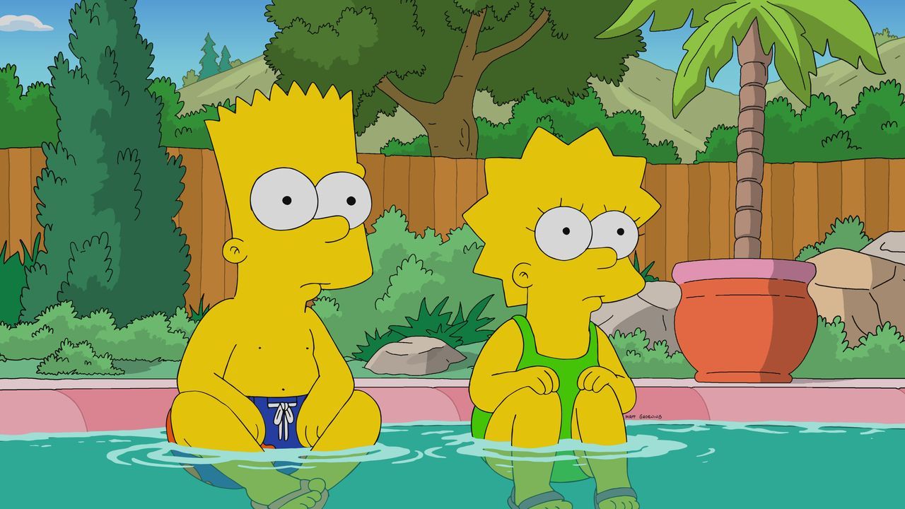 Homer (l.); Lisa (r.) - Bildquelle: 2021 by 20th Television