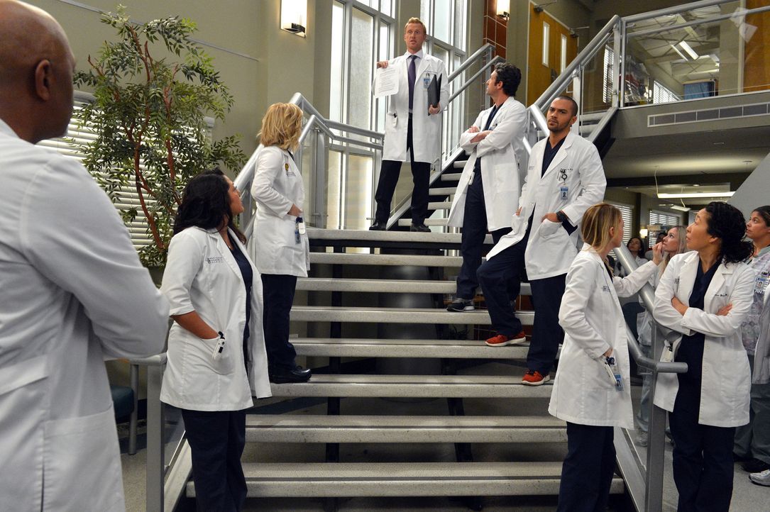 Die Mitarbeiter des Grey Sloan Memorial Hospital sollen künftig keine Beziehungen mehr mit Kollegen haben - Vorgesetzten und Untergebenen ist es sog... - Bildquelle: ABC Studios