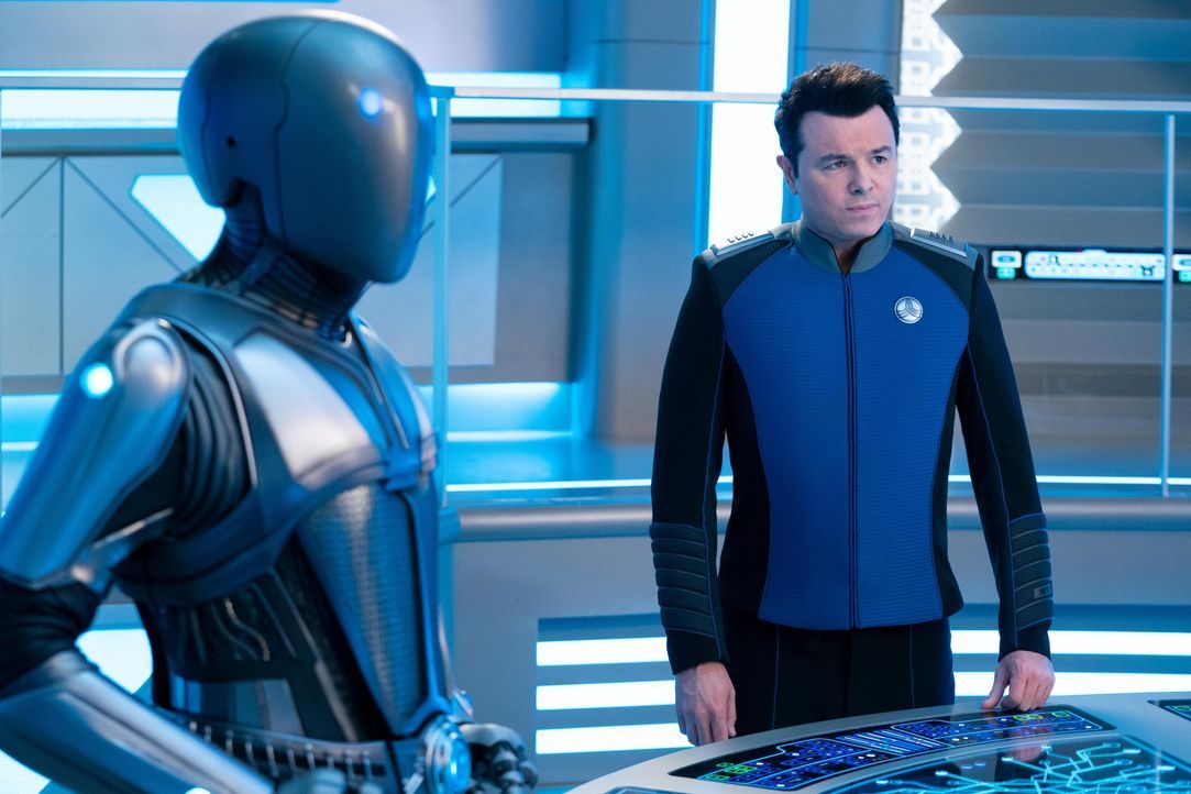 Isaac (Mark Jackson, l.); Captain Ed Mercer (Seth MacFarlane, r.) - Bildquelle: © 2020 Twentieth Century Fox Film Corporation. All rights reserved.