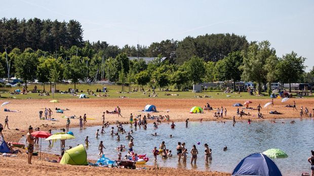 Heiße und trockene Tage in Deutschland