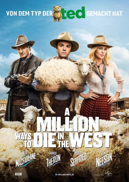 a-million-ways-to-die-in-the-west-plakat-Universal-Pictures - Bildquelle: Universal Pictures