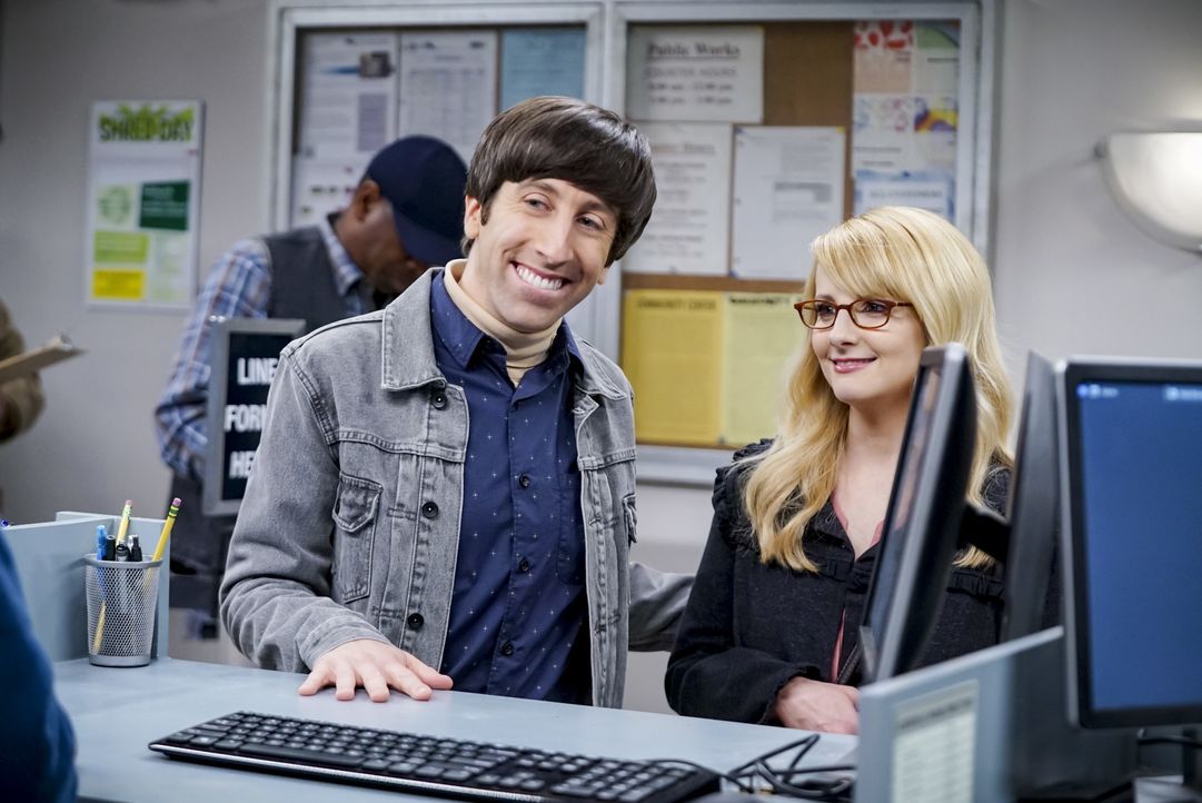 Howard Wolowitz (Simon Helberg, l.); Berndette Rostenkowski (Melissa Rauch, r.) - Bildquelle: Sonja Flemming 2019 CBS Broadcasting, Inc. All Rights Reserved / Sonja Flemming