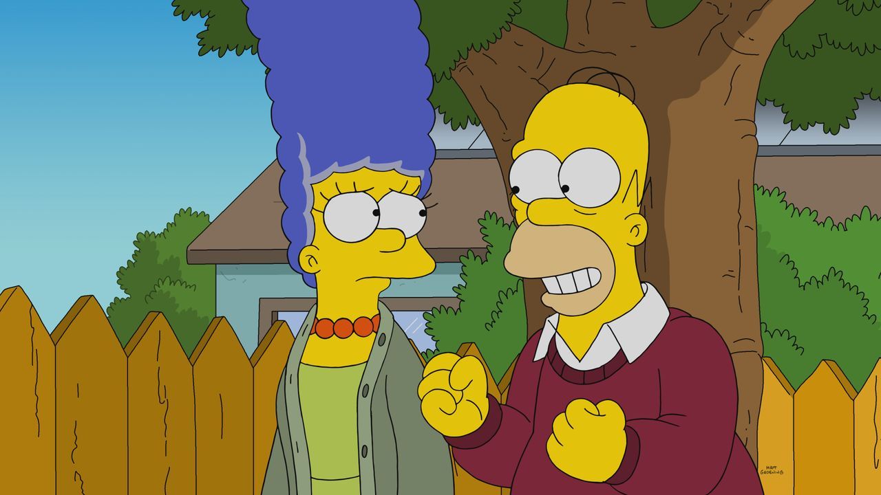 Marge (l.); Homer (r.) - Bildquelle: 2021 by 20th Television.