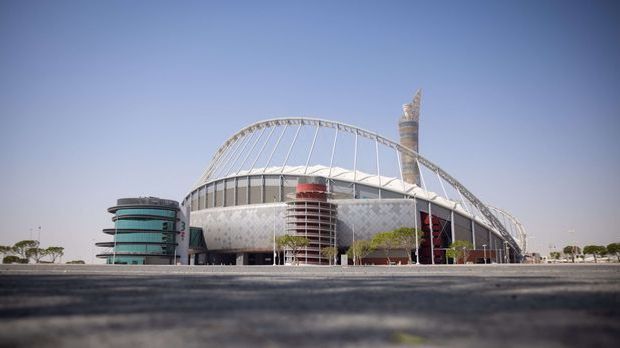 Das Khalifa International Stadium in Al Rayyan.