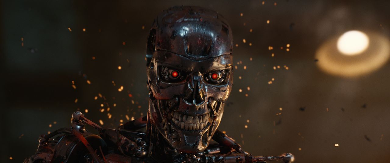 Die Terminatoren sind echte Killermaschinen. Trotz aller Bemühungen gibt es nur noch eine kleine Gruppe Menschen, die Widerstand leistet. Werden die... - Bildquelle: 2015 PARAMOUNT PICTURES. ALL RIGHTS RESERVED.