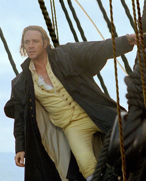 1805, die Napoleonischen Kriege bedrohen immer mehr auch die Seemacht England. "Lucky" Jack Aubrey (Russell Crowe) ist Kapitän des britischen Schiff... - Bildquelle: 2003 Twentieth Century Fox Film Corporation, Miramax Film Corp. and Universal City Studios LLLP. All rights reserved.
