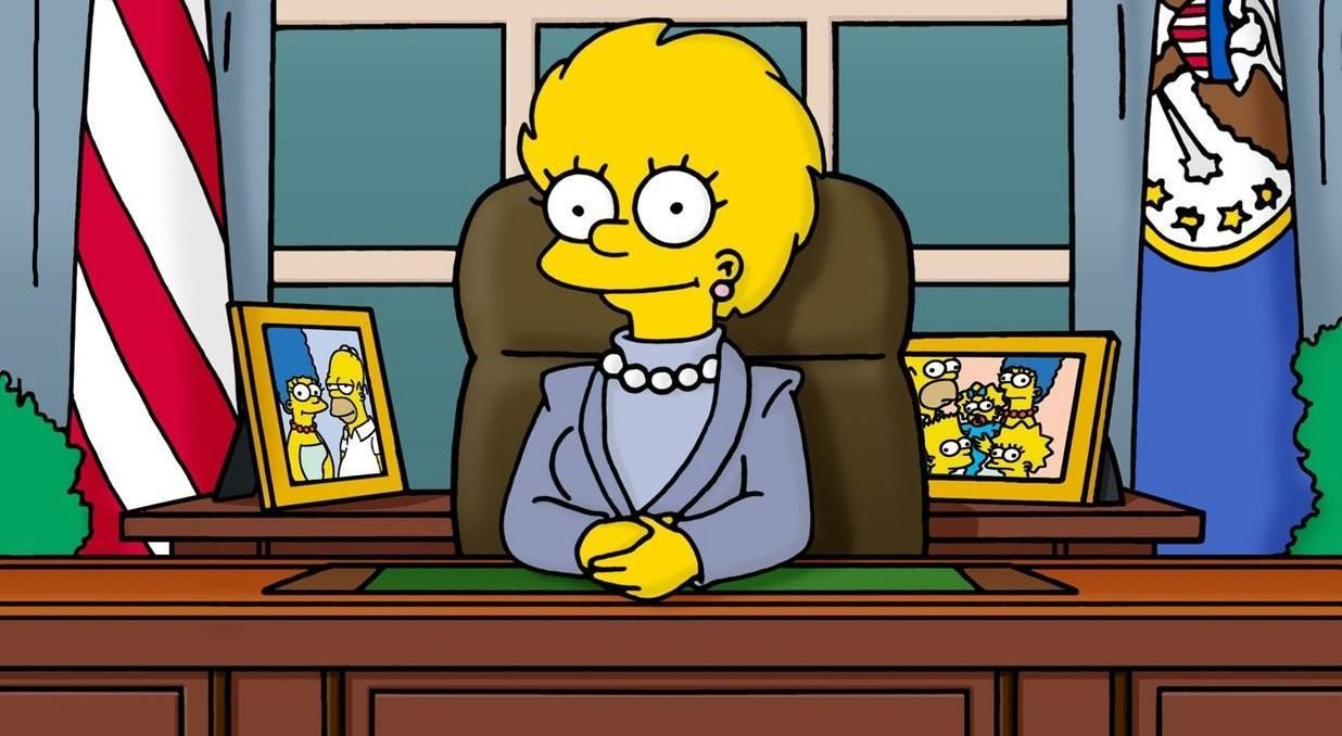 In einer Zukunftsvision wird Lisa (Bild) Präsidentin der USA. - Bildquelle: und TM Twenthieth Century Fox Film Corporation - Alle Rechte vorbehalten