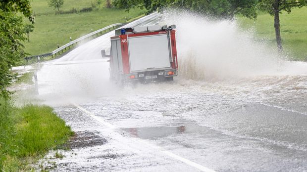 Mindestens ein Toter bei Unwetter im Westen Deutschlands