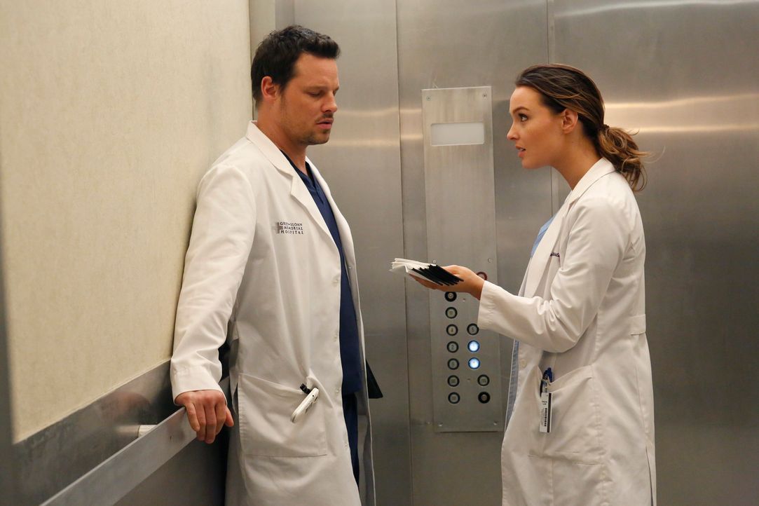 Während im Krankenhaus die Grippe ausbricht, versuchen Alex (Justin Chambers, l.) und Jo (Camilla Luddington, r.) dem Virus zu entkommen. Doch wird... - Bildquelle: ABC Studios