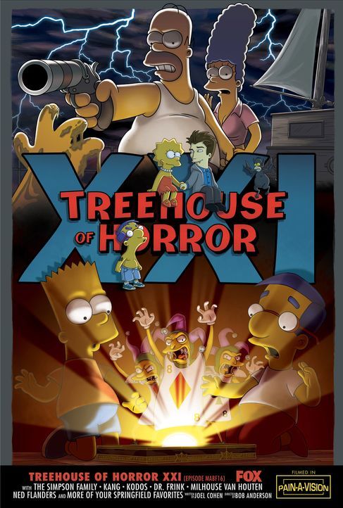 "TREEHOUSE OF HORROR XXI" - Gruselige Geschichten mit der gelben Familie ... - Bildquelle: und TM Twentieth Century Fox Film Corporation - Alle Rechte vorbehalten