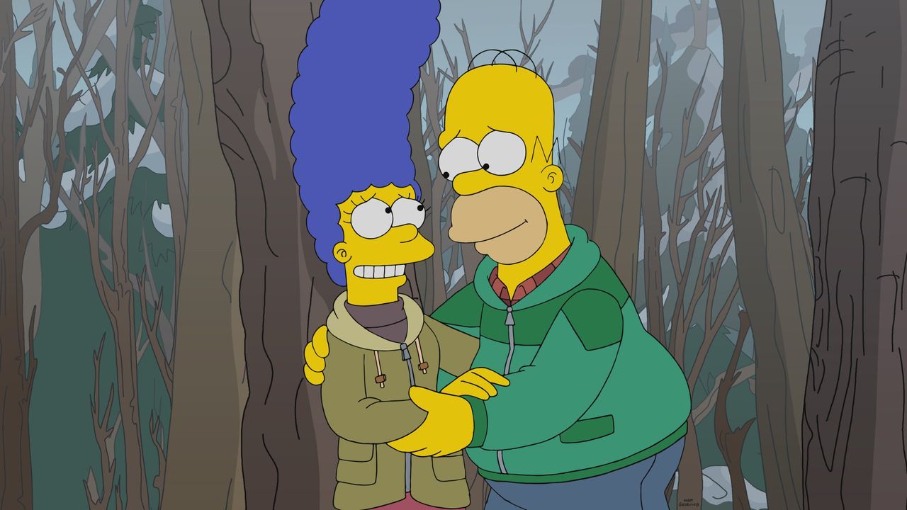 Marge (l.); Homer (r.) - Bildquelle: 2021 by 20th Television