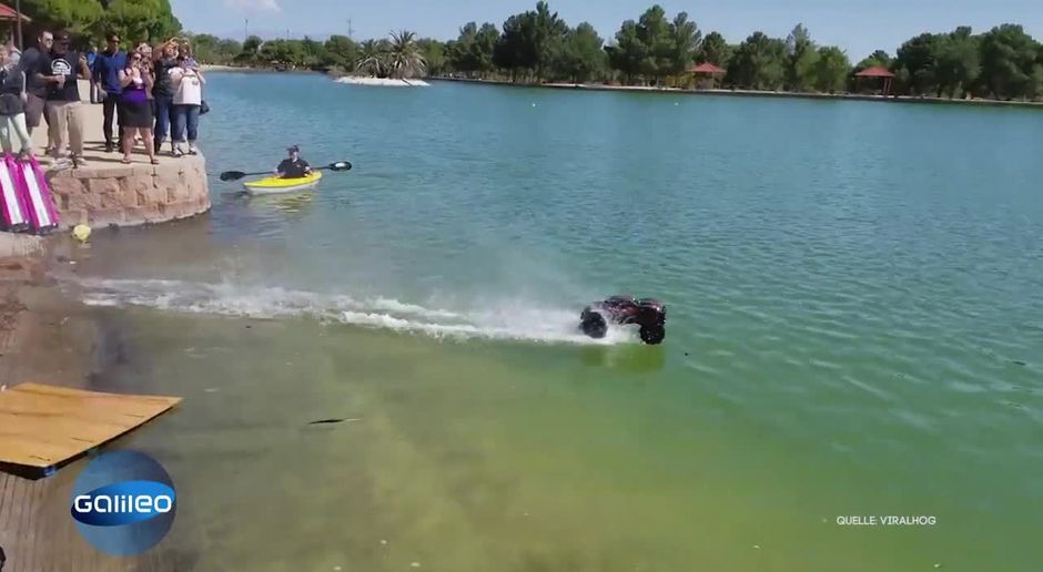 Galileo Video Fake Oder Echt Dieses Spielzeug Auto Fahrt Auf Dem Wasser Prosieben