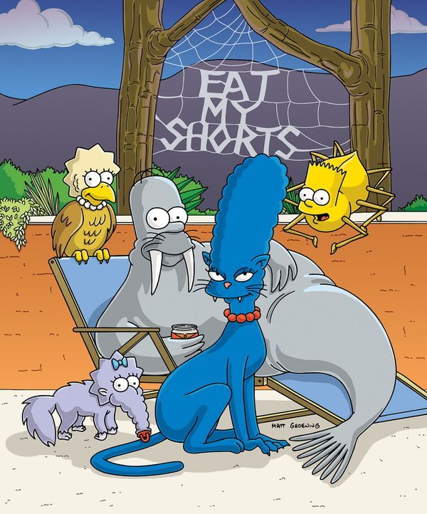 Von Dr. Hibbert werden die Simpsons zu einem Inselurlaub eingeladen. Als sie auf dem Eiland ankommen, merken sie, dass der Doktor verrückt geworden... - Bildquelle: TWENTIETH CENTURY FOX FILM CORPORATION