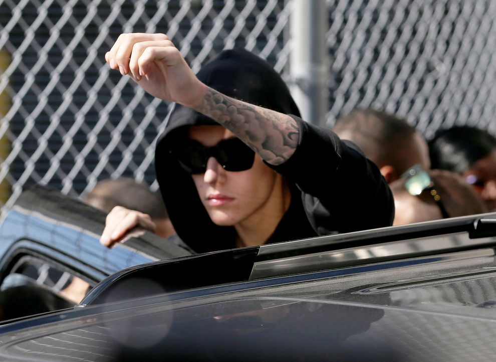 Justin-Bieber-Verhaftung-14-01-23-11-getty-AFP - Bildquelle: getty AFP