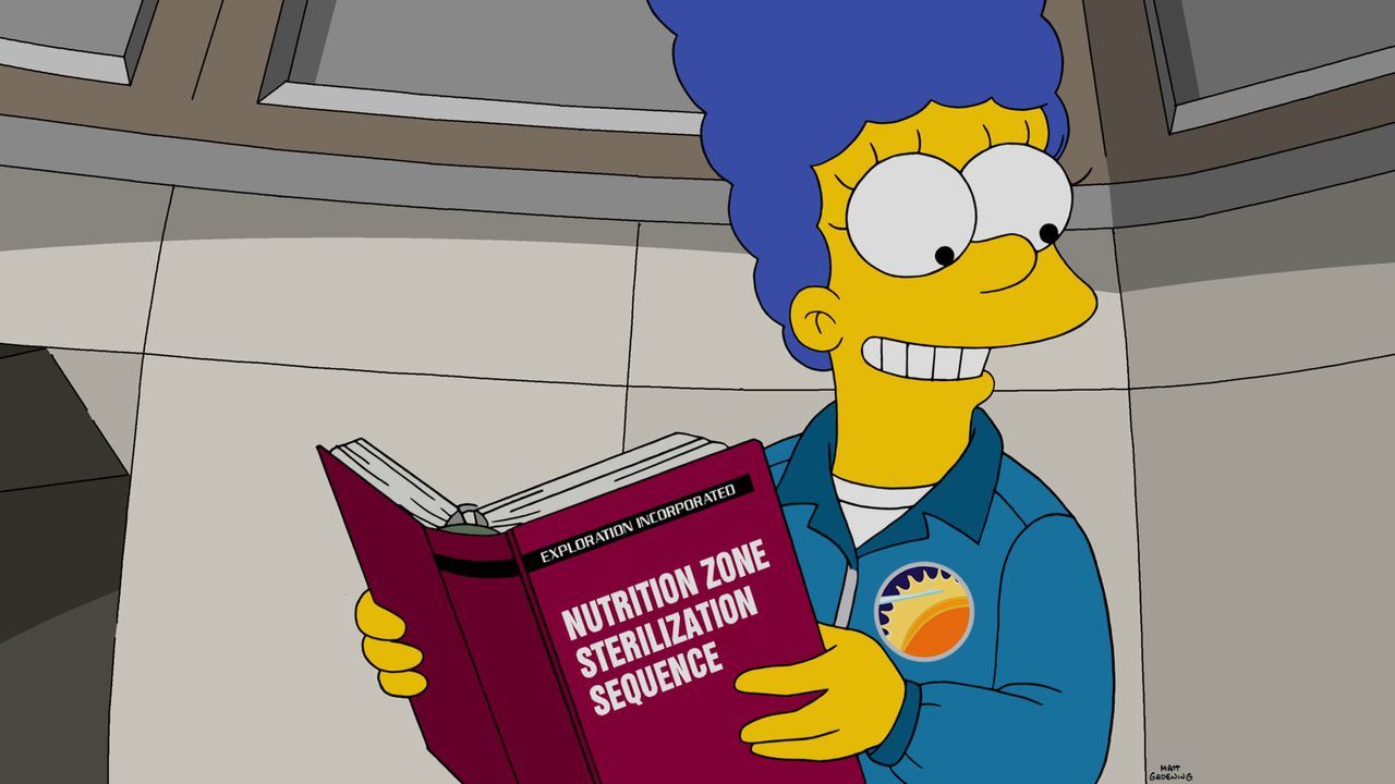 Da sich Lisa für ein Marsmissions-Programm freiwillig gemeldet hat, muss sich Marge was einfallen lassen, um ihre Tochter davon abzuhalten. Doch dan... - Bildquelle: 2015 Fox and its related entities.  All rights reserved.