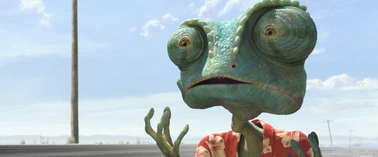 Das Abenteuer seines Lebens beginnt, als sich Chamäleon Rango plötzlich in der Wüste wiederfindet ... - Bildquelle: Paramount Pictures. All rights reserved.
