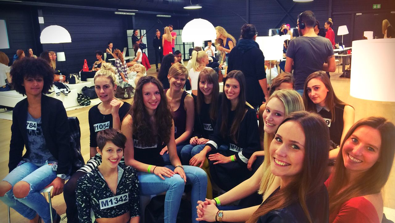 Backstage bei den Castings Staffel 10 Germany's next Topmodel