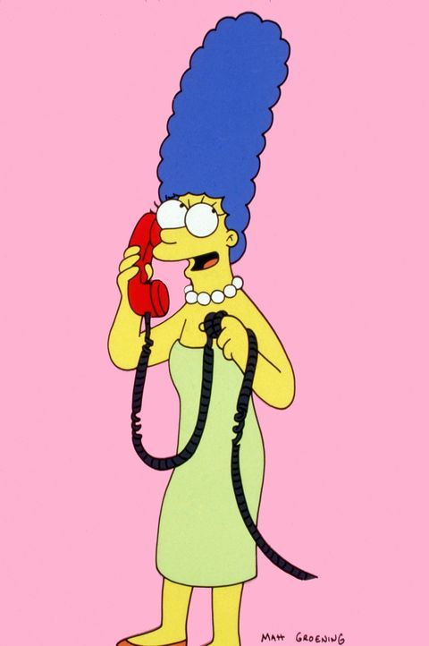 (13. Staffel) - Die liebevolle Mutter Marge Simpson hängt mal wieder an der Strippe. - Bildquelle: und TM Twentieth Century Fox Film Corporation - Alle Rechte vorbehalten
