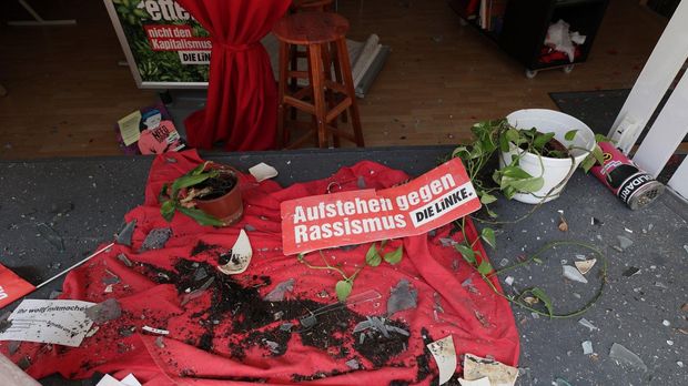 Anschlag auf Parteibüro der Linken