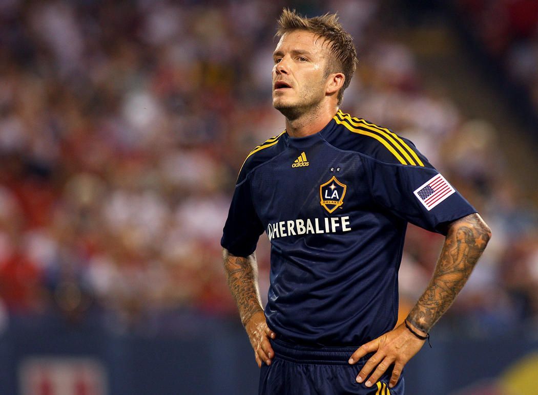 ADIDAS LA GALAXY 2009 HOME BECKHAM L/S JERSEY