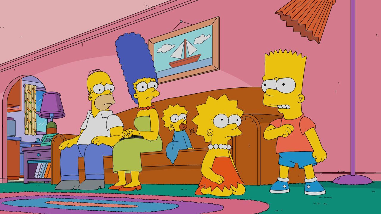 Wie ist es um (v.l.n.r.) Bart, Marge, Maggie, Lisa und Bart bestellt, sollte die Apokalypse wirklich über die Welt hineinbrechen? - Bildquelle: 2017-2018 Fox and its related entities.  All rights reserved.