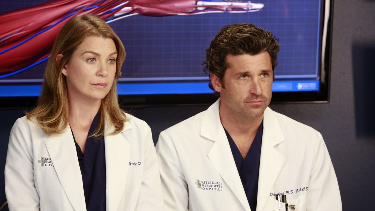 Eine schwere Entscheidung steht ihnen bevor: Meredith (Ellen Pompeo, l.) und Derek (Patrick Dempsey, r.) ... - Bildquelle: ABC Studios