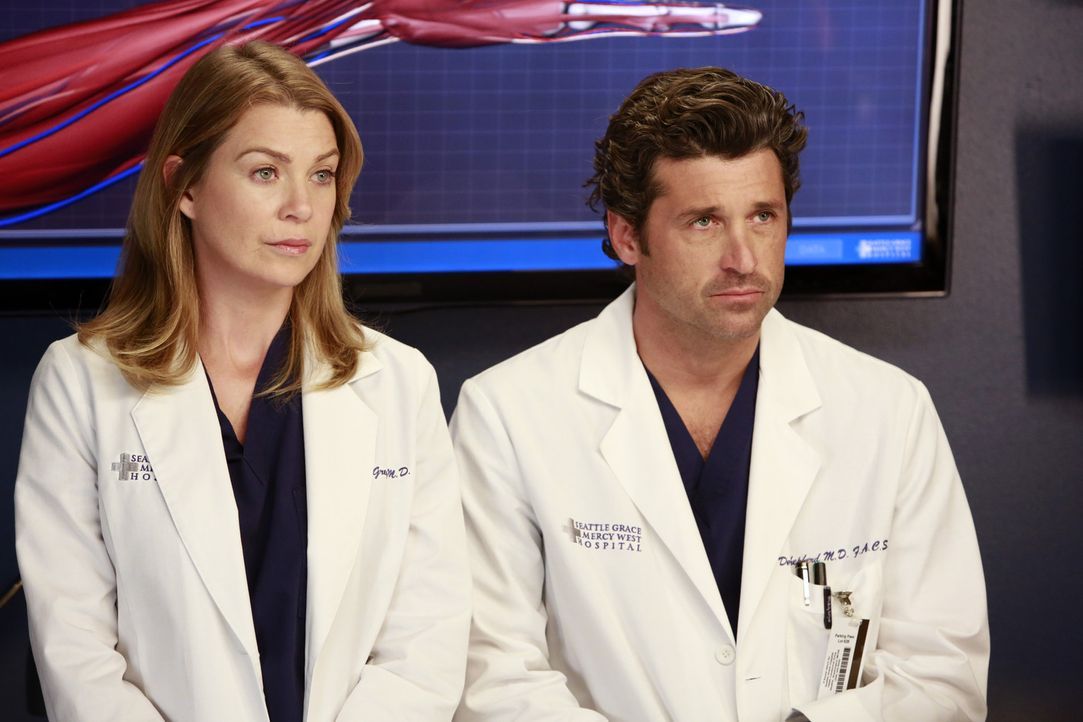 Eine schwere Entscheidung steht ihnen bevor: Meredith (Ellen Pompeo, l.) und Derek (Patrick Dempsey, r.) ... - Bildquelle: ABC Studios