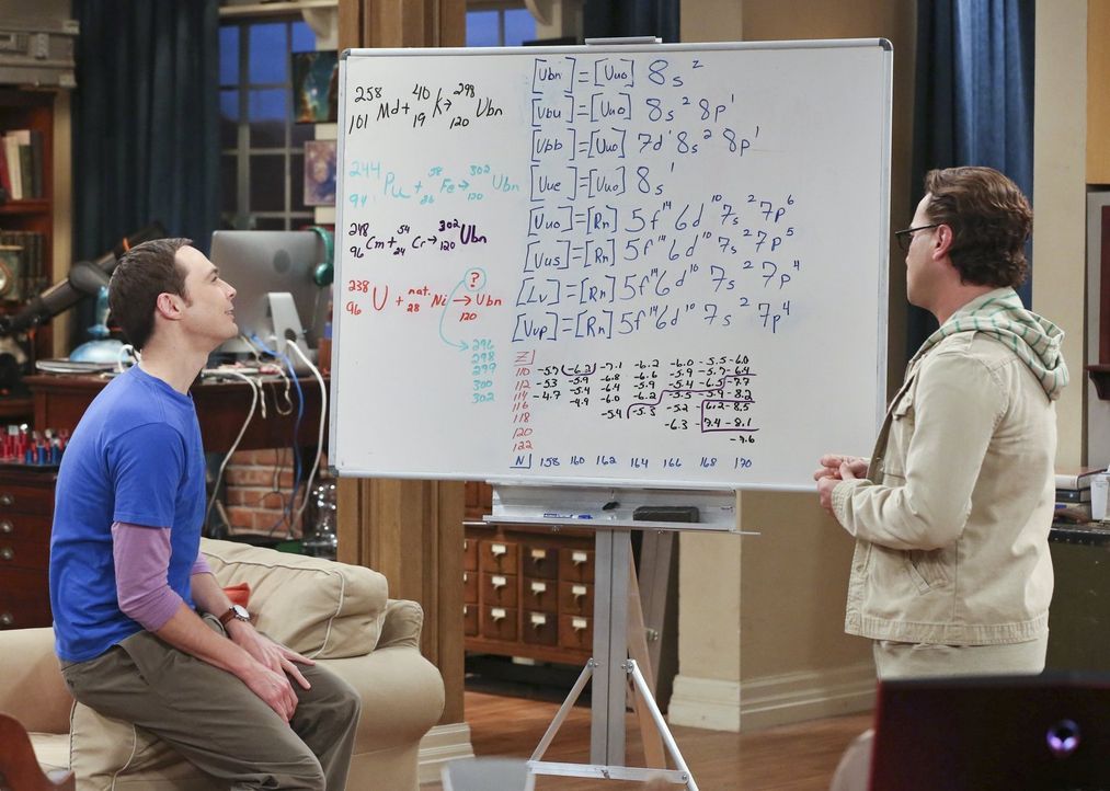 Während Sheldons (Jim Parsons, l.) großer wissenschaftlicher Durchbruch dazu führt, dass er sich wie ein Betrüger fühlt, bringt Howards romantische... - Bildquelle: Warner Brothers Entertainment Inc.