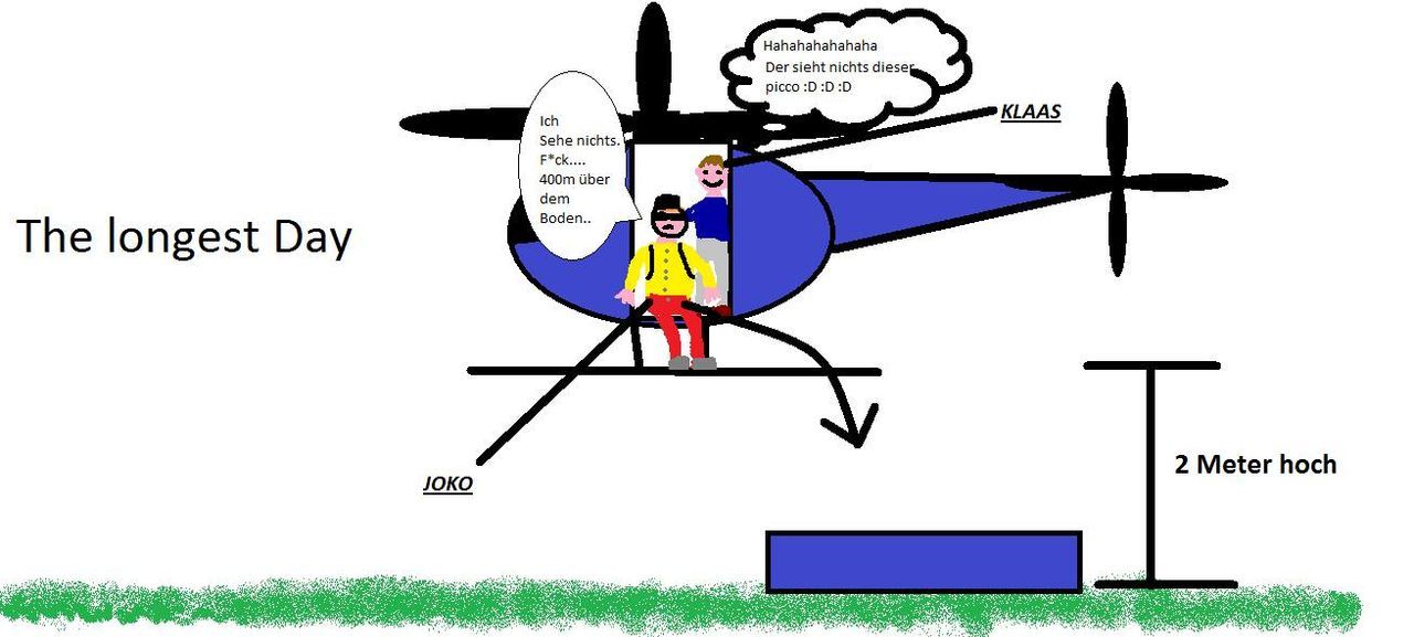Was Schönes mit einem Hubschrauber mit Anker von Stefan Schön.