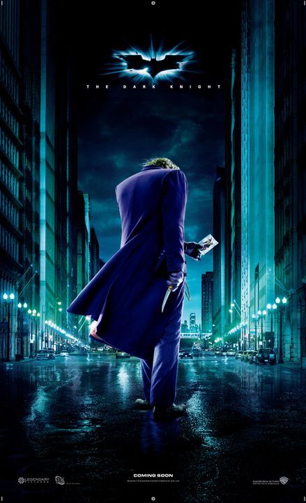 THE DARK KNIGHT - Plakatmotiv mit Heath Ledger - Bildquelle: Warner Bros.
