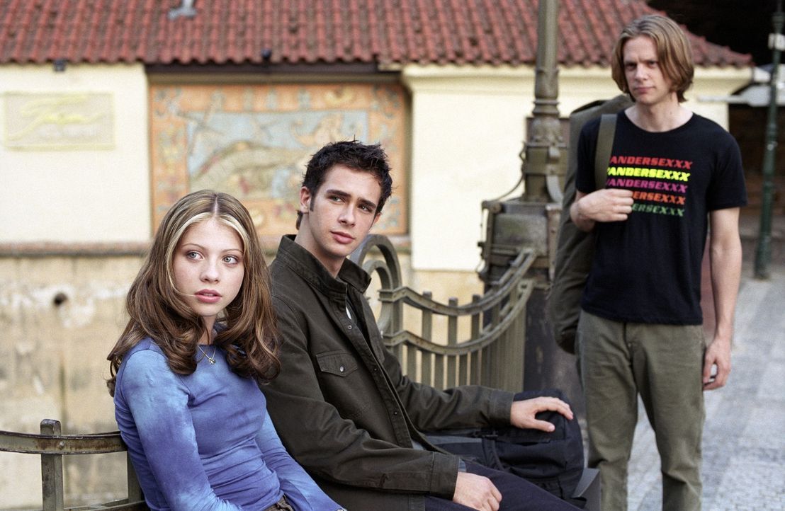 Sind auf einem aufregenden Eurotrip: (v.l.n.r.) Jenny (Michelle Trachtenberg), Scott (Scott Mechlowicz) und Cooper (Jacob Pitts) ... - Bildquelle: DreamWorks Distribution LLC