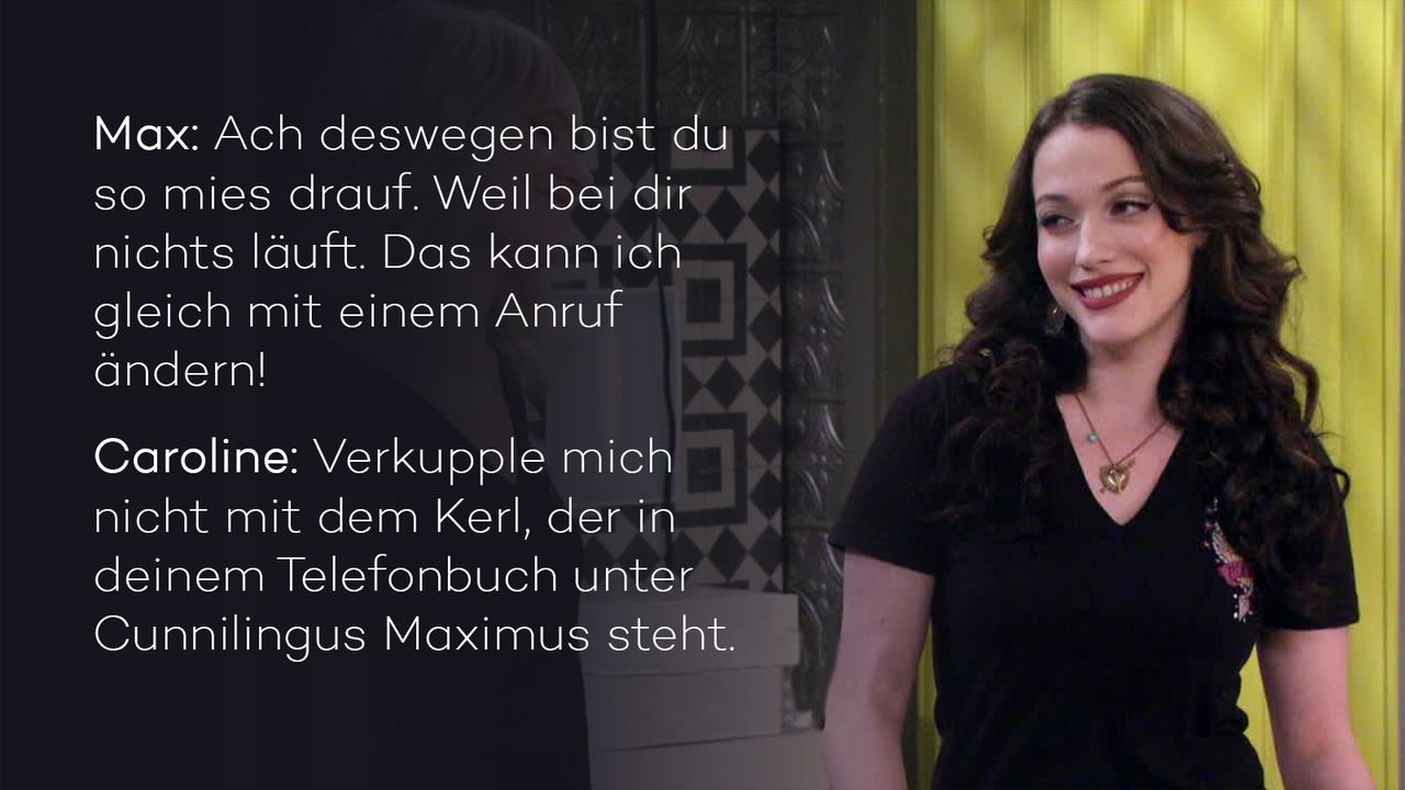 2 Broke Girls Zitate Staffel 4 Prosieben