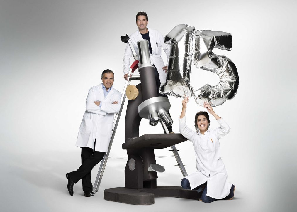 Galileo wird 15 Jahre und wir lassen's krachen (v.l.n.r.) Funda Vanroy, Aiman Abdallah und Stefan Gödde ... - Bildquelle: Arne Weychardt ProSieben