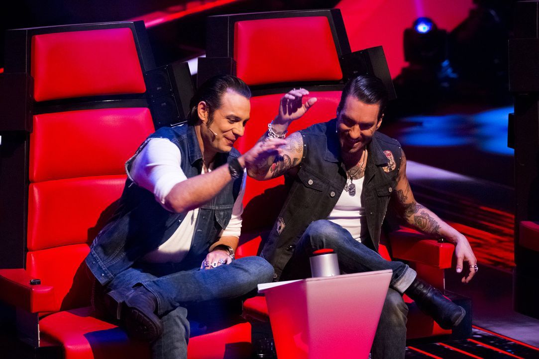 THE BOSSHOSS ist schon mal vom Können des Sängers oder der Sängerin überzeugt ... - Bildquelle: Richard Hübner SAT.1/ProSieben