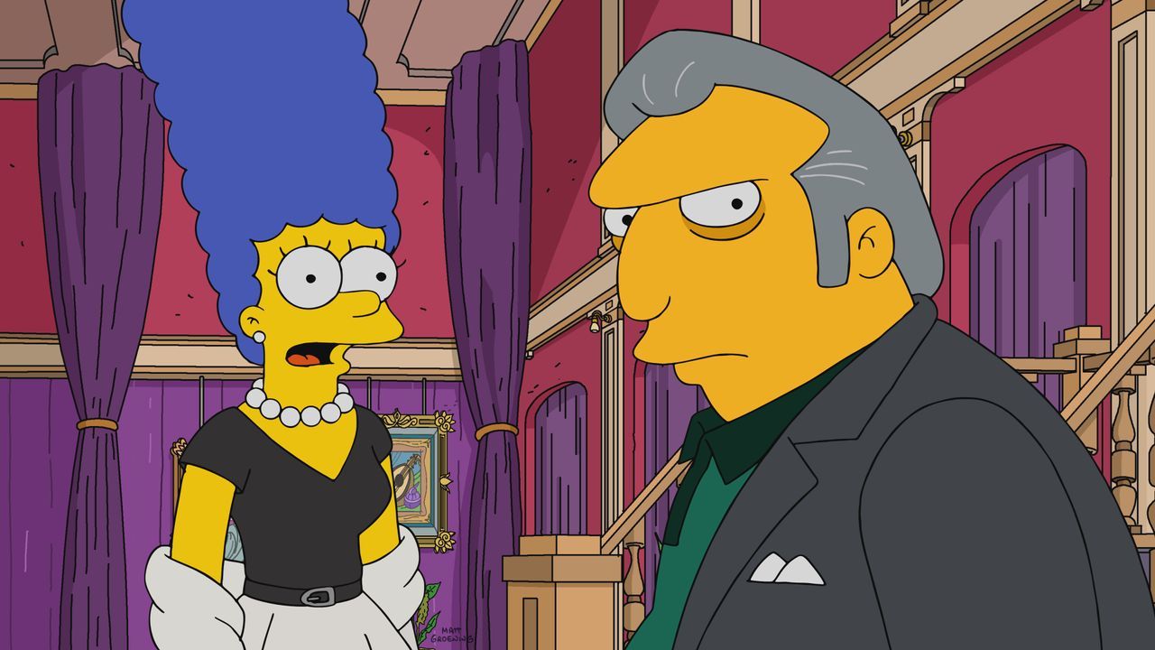 Marge (l.); Fat Tony (r.) - Bildquelle: 2017-2018 Fox and its related entities. All rights reserved.