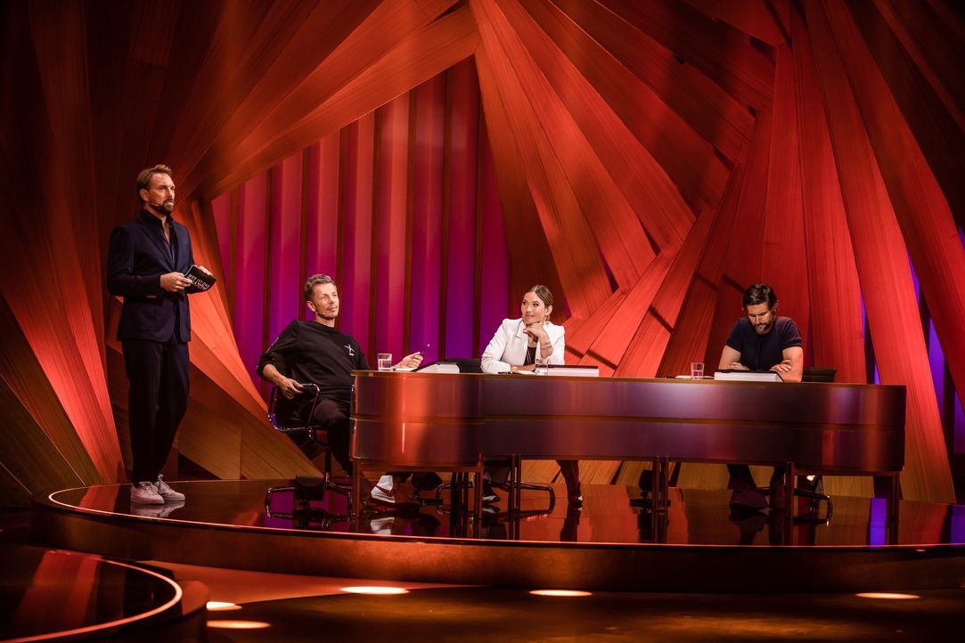 (v.l.n.r.) Steven Gätjen; Michi Beck; Jeannine Michaelsen; Tom Beck - Bildquelle: Benedikt Müller ProSieben / Benedikt Müller