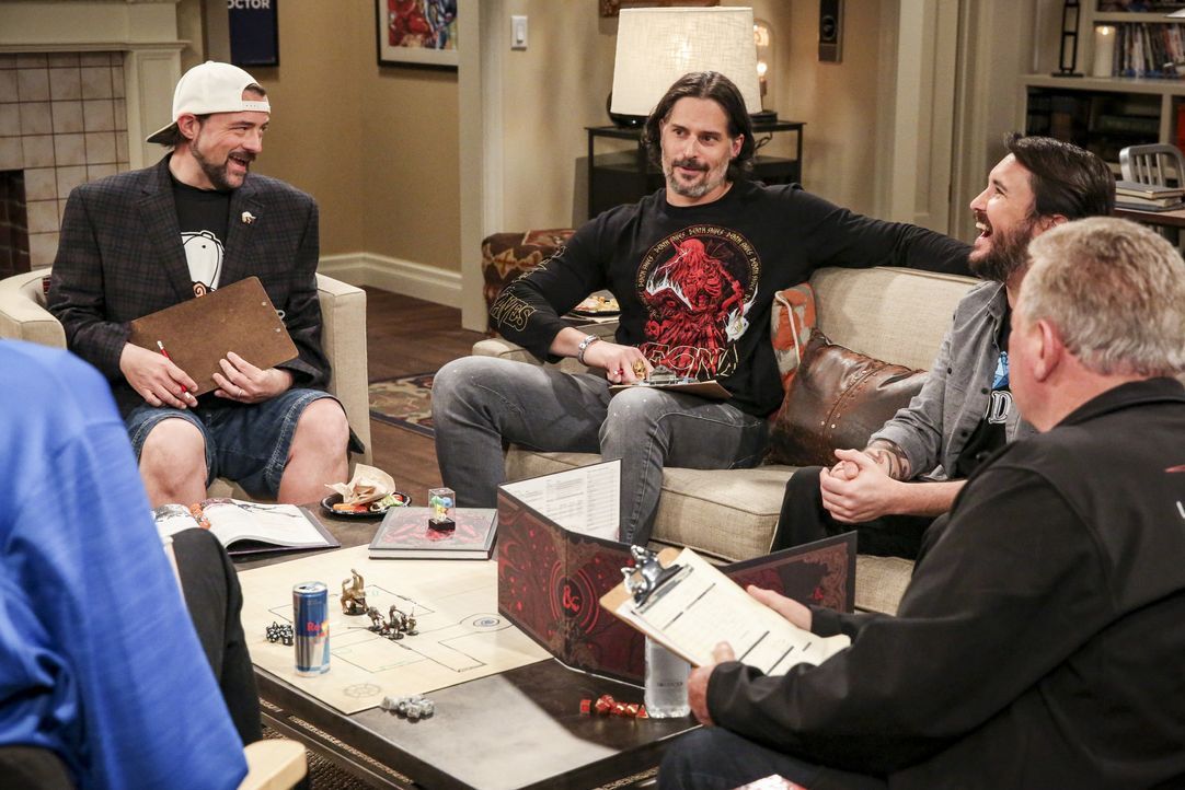 (v.l.n.r.) Kevin Smith (Kevin Smith); Joe Manganiello (Joe Manganiello); Wil Wheaton (Wil Wheaton), William Shatner (William Shatner) - Bildquelle: Michael Yarish 2019 CBS Broadcasting, Inc. All Rights Reserved / Michael Yarish