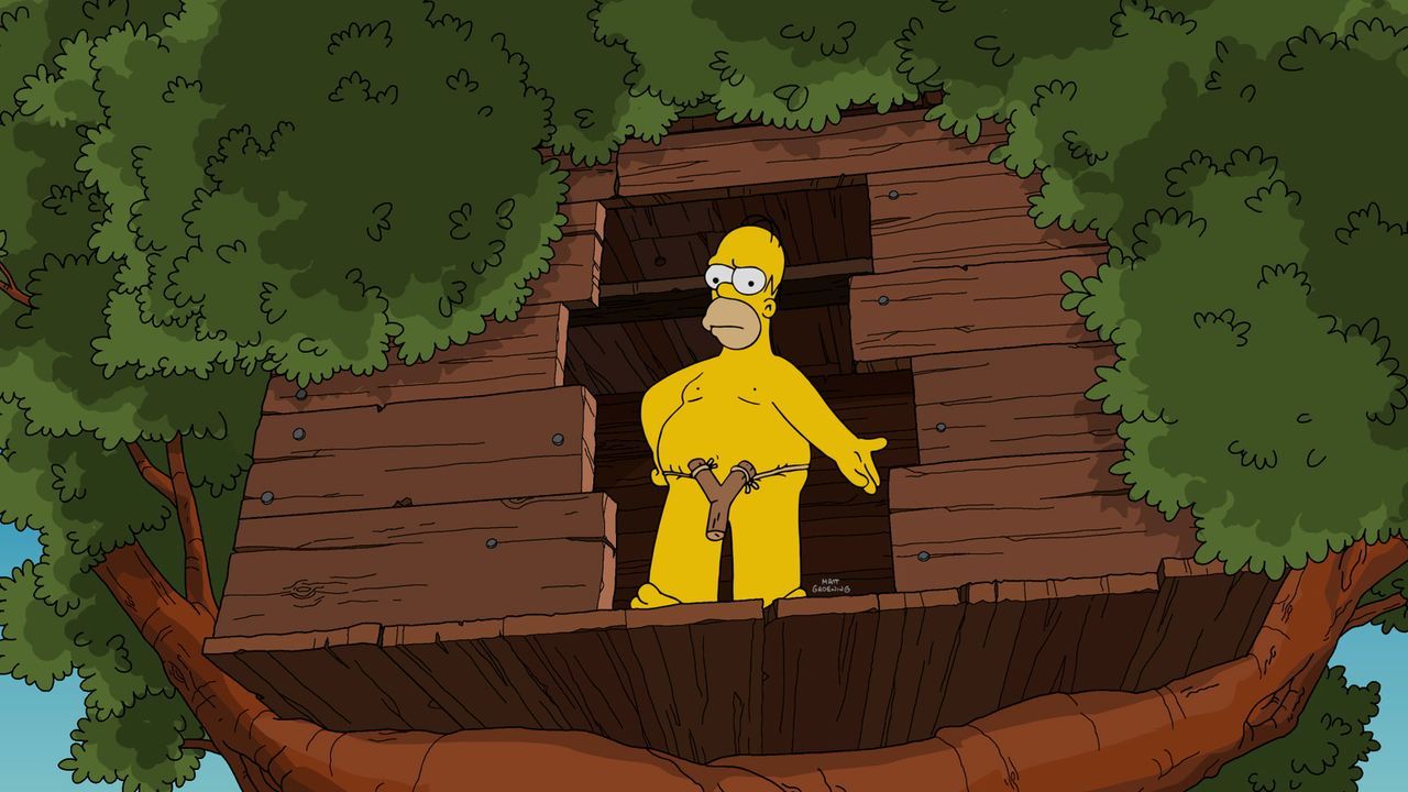 Als die Kinder im Kamp Krustier untergebracht sind, hat Homer (Foto) vor allem eines vor: Endlich mal wieder eine heiße Nacht mit seiner Frau Marge... - Bildquelle: 2016-2017 Fox and its related entities. All rights reserved.