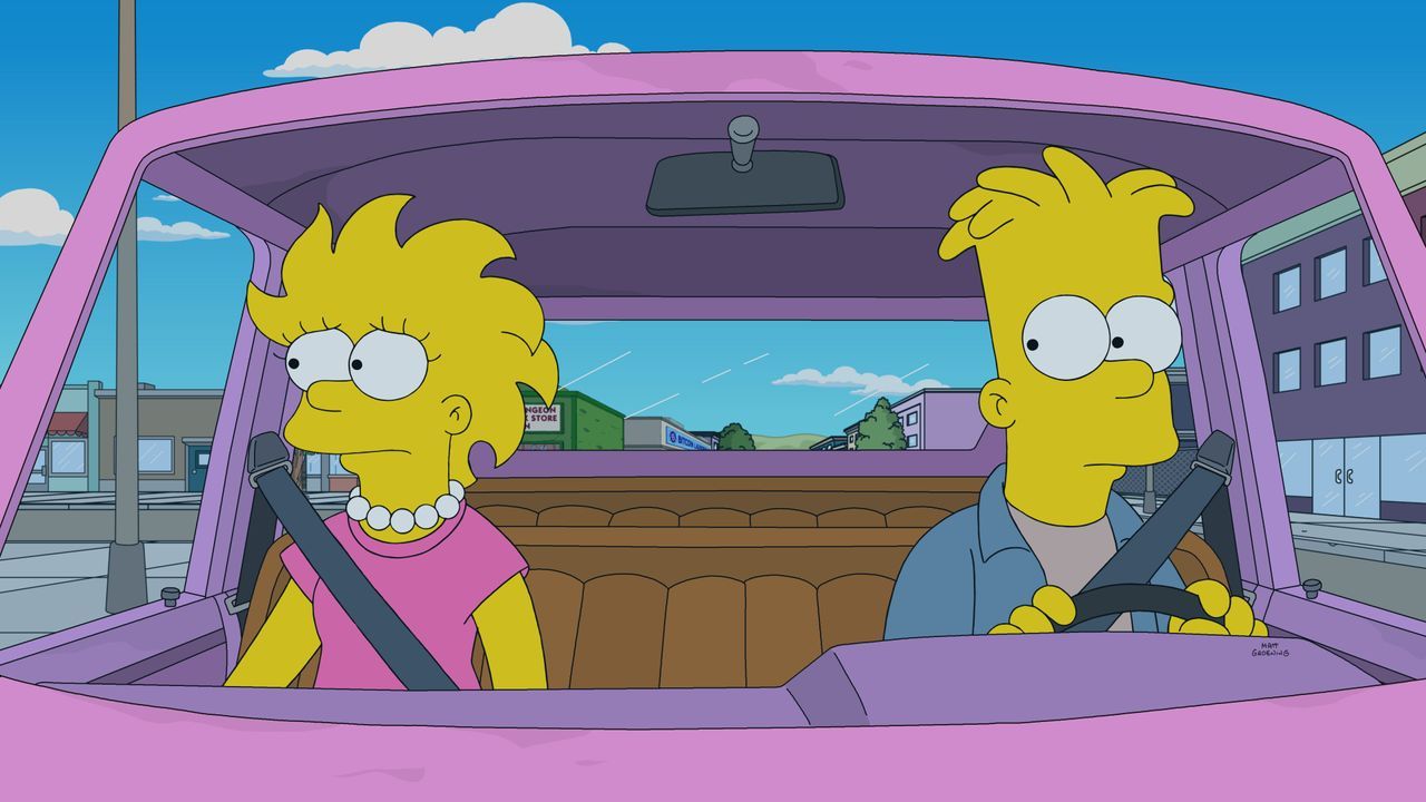 Lisa (l.); Bart (r.) - Bildquelle: 2021 by 20th Television.