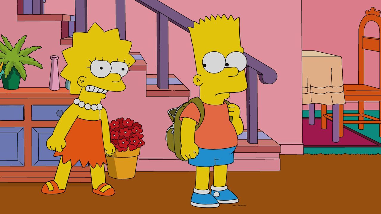Lisa (l.); Bart (r.) - Bildquelle: 2018-2019 Fox and its related entities.  All rights reserved.