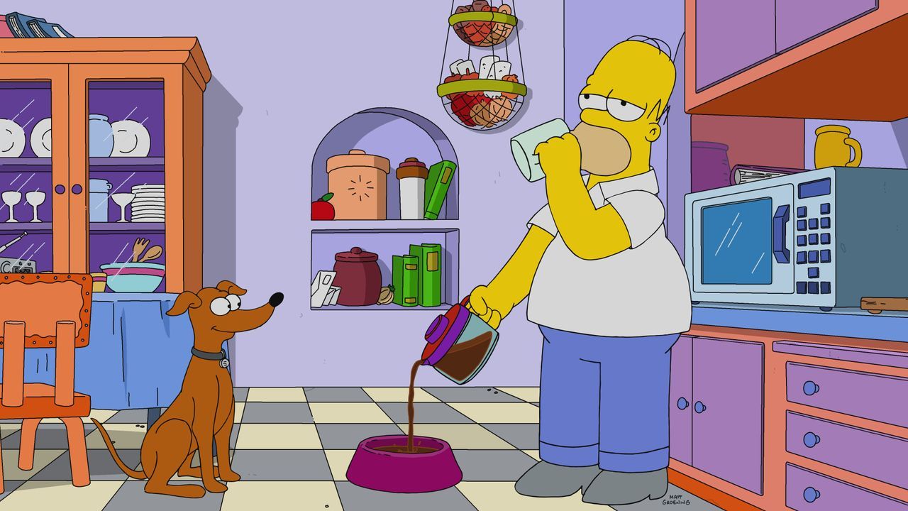Knecht Ruprecht (l.); Homer (r.) - Bildquelle: 2020 by Twentieth Century Fox Film Corporation.